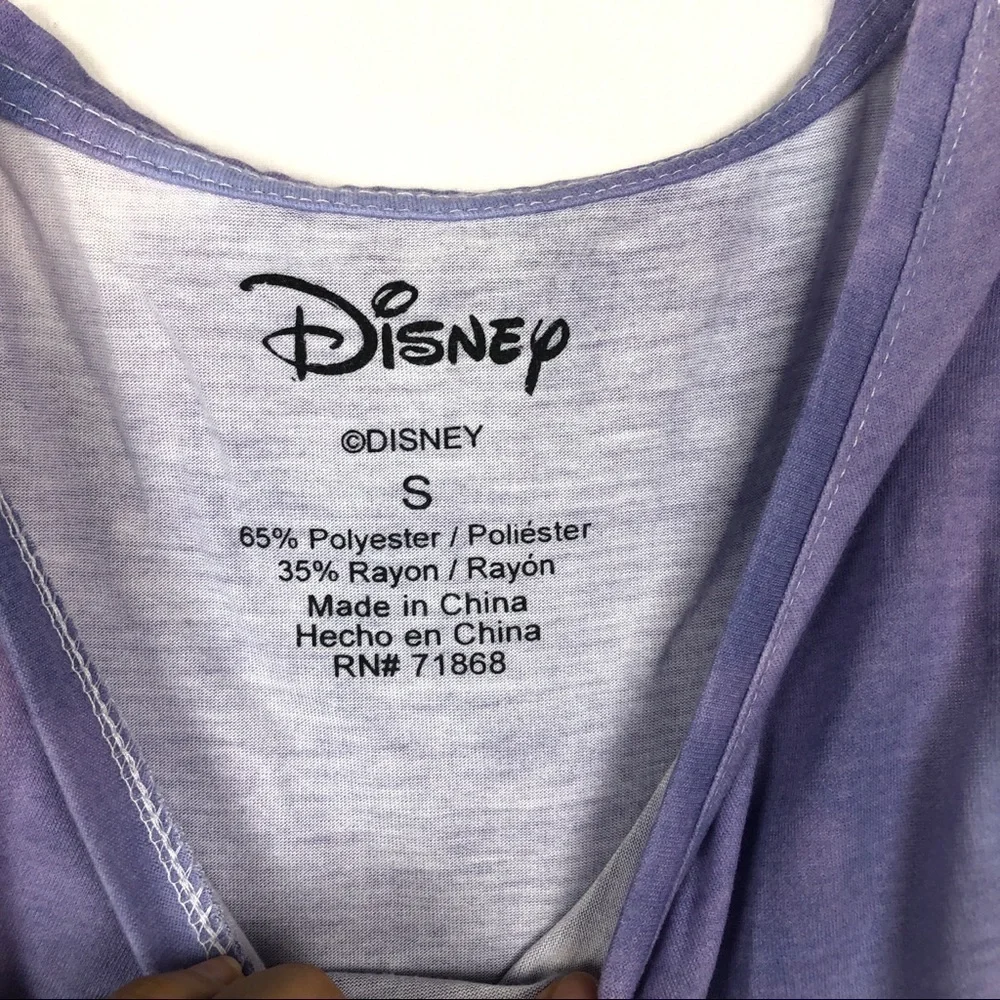 🦄2/$20 Disney Mickey Hit the beach purple tank - Picture 4 of 5